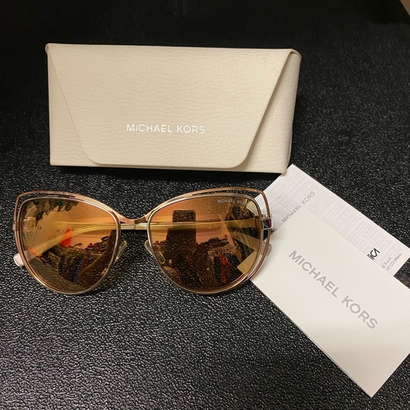 Michael Kors Rose Gold Sunglasses - Picture 1 of 5